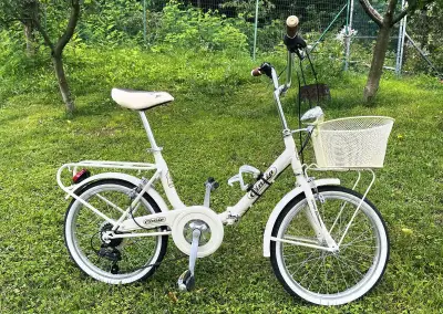 Skladací bicykel Cinzia 20" – takmer nepoužívaný