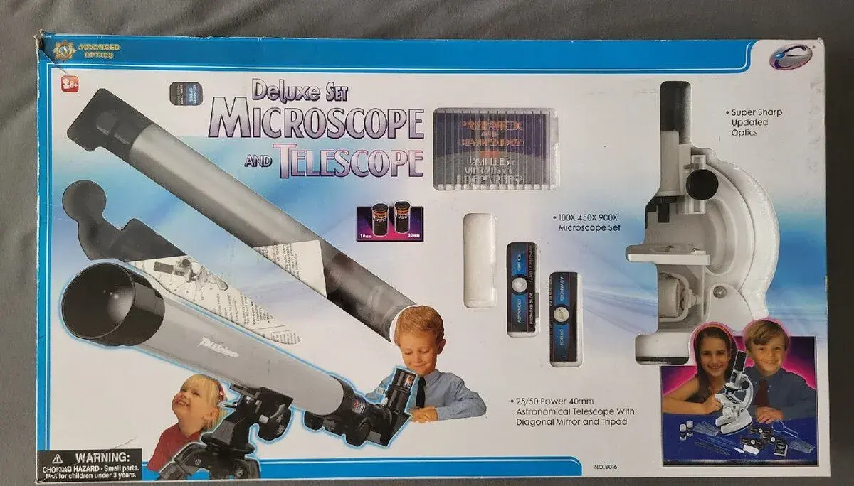 Mikroskop a teleskop Deluxe set