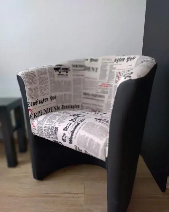 NOVE kozenkove kreslo mušla + Organizér na pohovku zdarma
