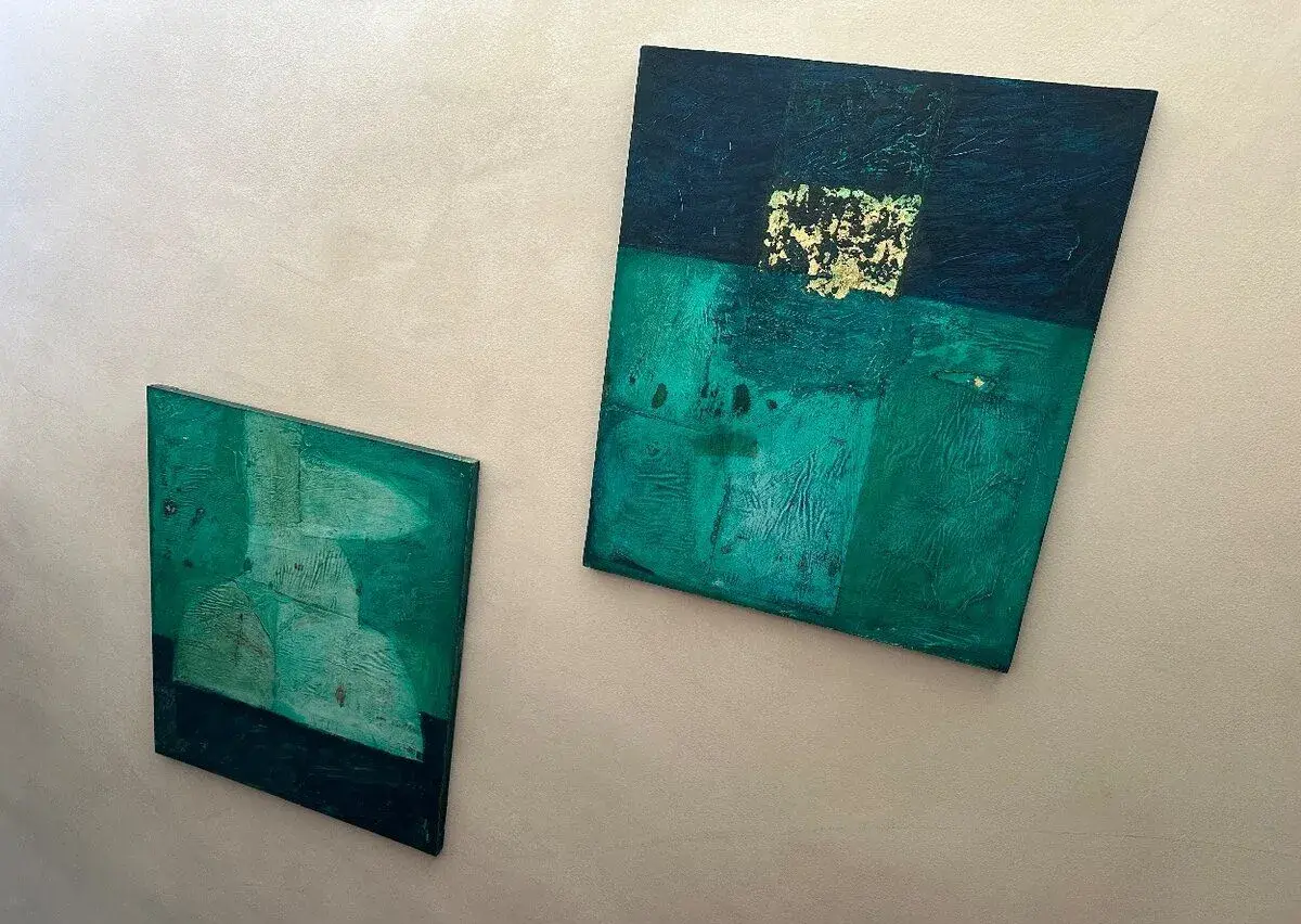 Umenie-obrazy-2x staré postele 90x200cm
