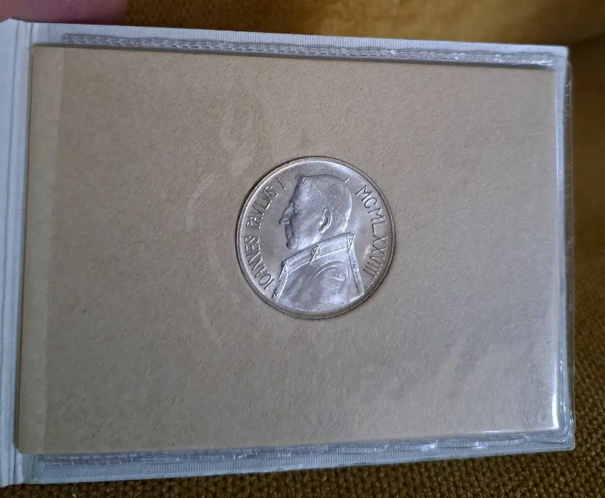 Vatikan Jan Pavol I 1978 striebro 1000 Lira