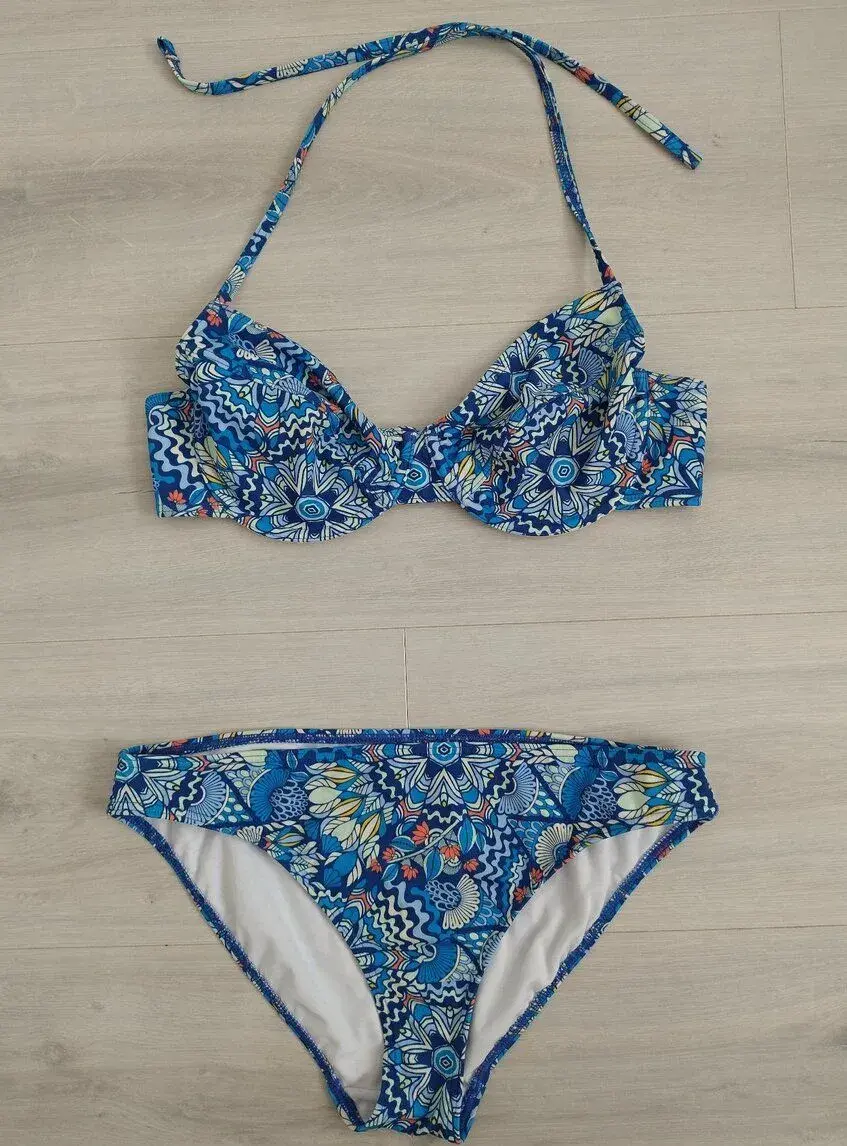 Nové dámske modré plavky, bikiny
