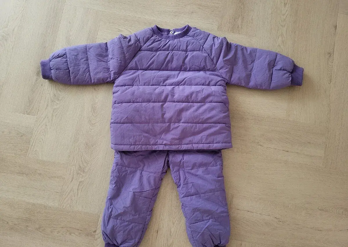 Dievčenské zateplené nohavice a bunda veľ. 110 ZARA