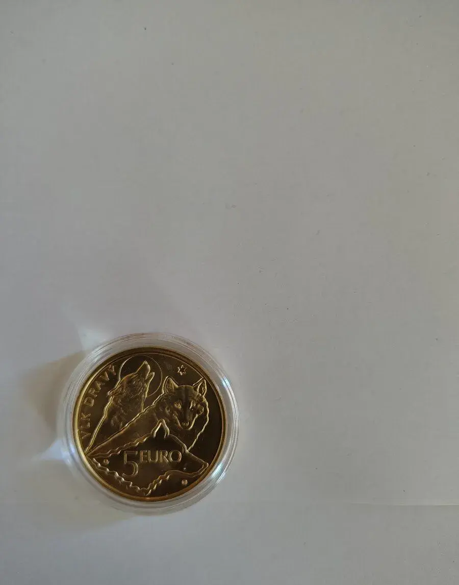 5 euro Vlk Dravý
