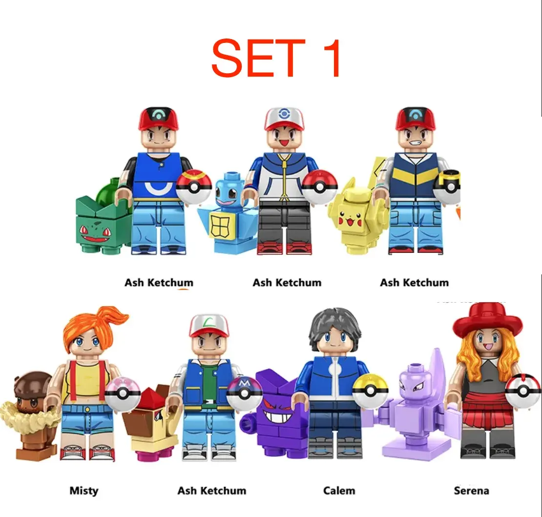 Mix postavičiek - typ lego - nové, nehrané