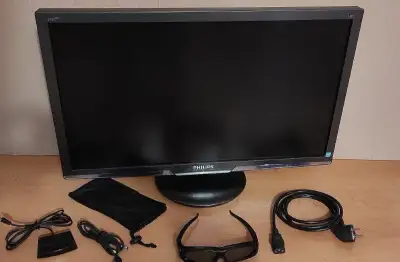 27" Full HD monitor Philips 273G3DH + 3D príslušenstvo