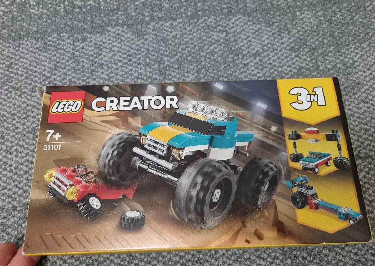Lego 31101 Creator 3v1 Monster Truck, Muscle Car, Dragster