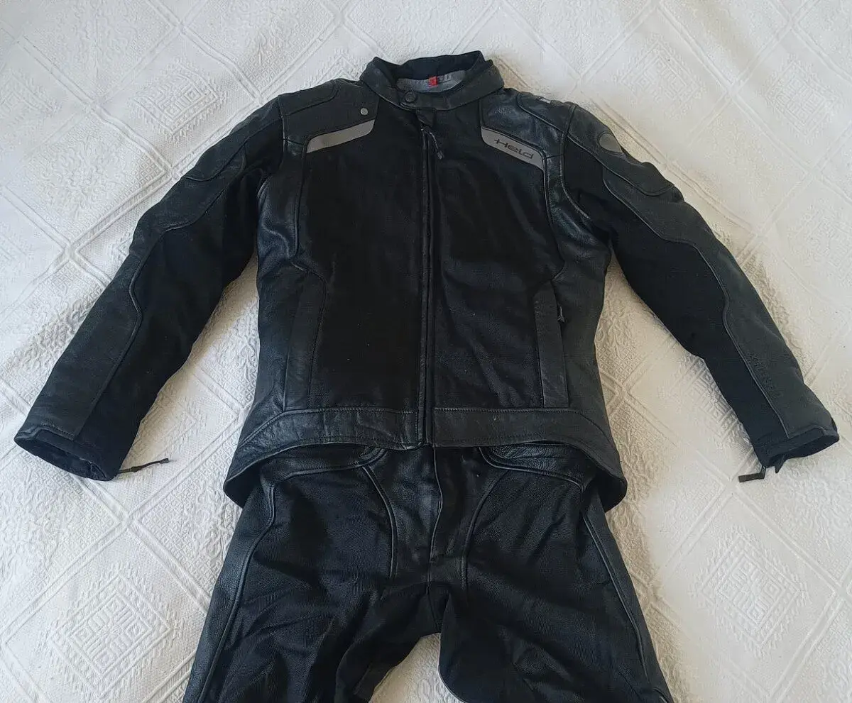 HELD 2-dielna moto kombineza koza textil goretex, vel. M
