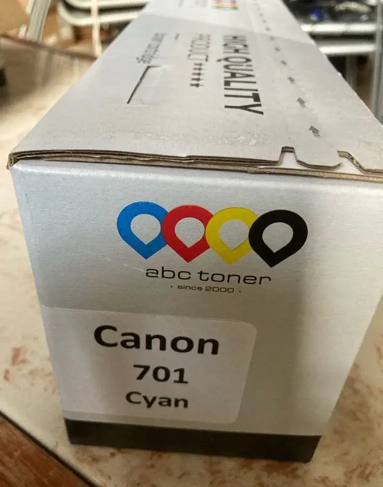 Tonery canon 701 zlty cierny azurovy magenta