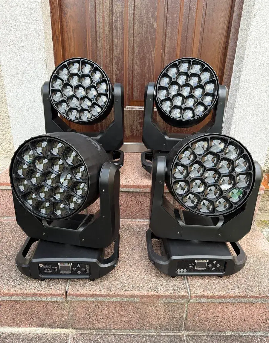 Na predaj wash hlavice Shehds JMS WEBB LED Bee Eye 19x20W