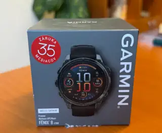 Garmin fenix 8 - 47mm, AMOLED, Sapphire, Carbon Gray, Titan