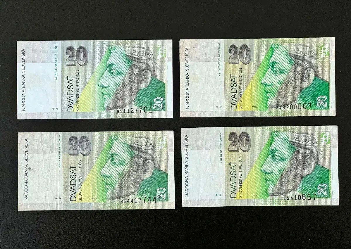 Slovenské bankovky / koruny 20 SK