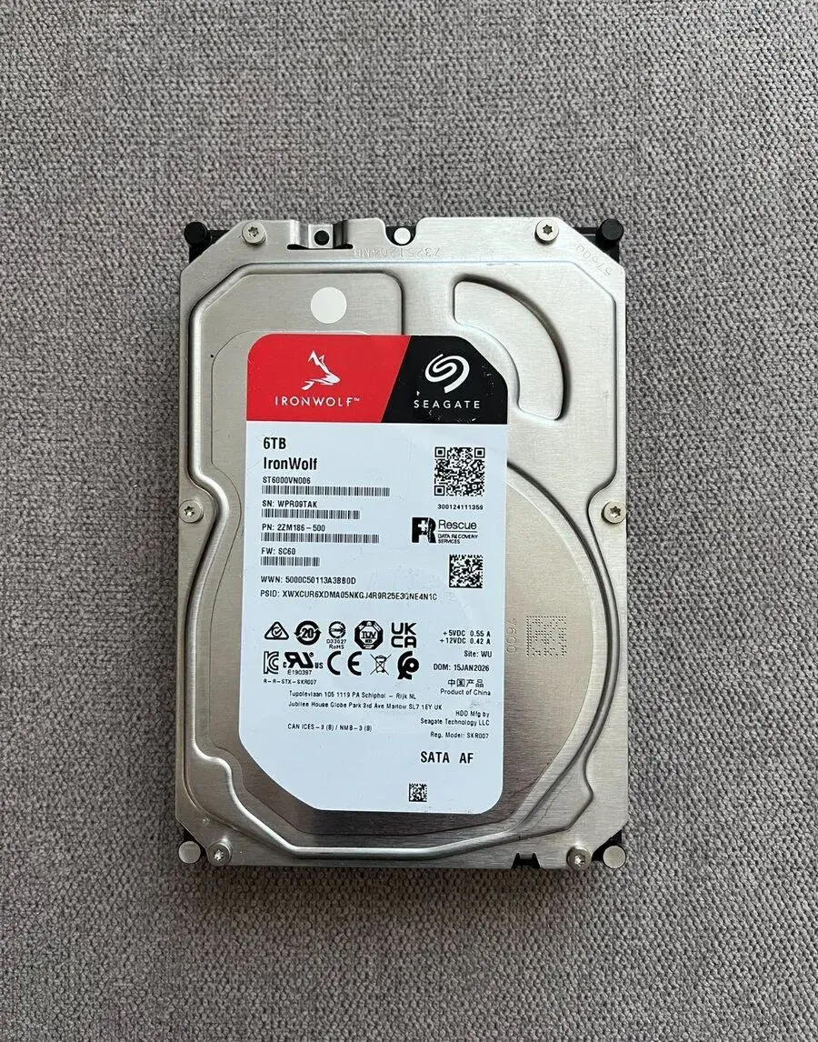 3,5" HDD Seagate IronWolf 6TB