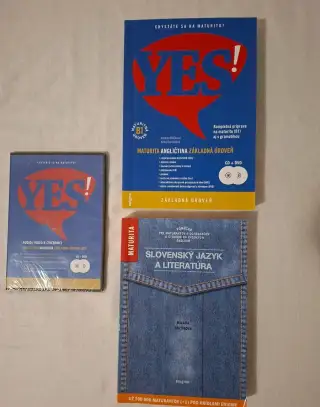 Kniha Yes B1 + CD/DVD a Slovenský jazyk a literatúra