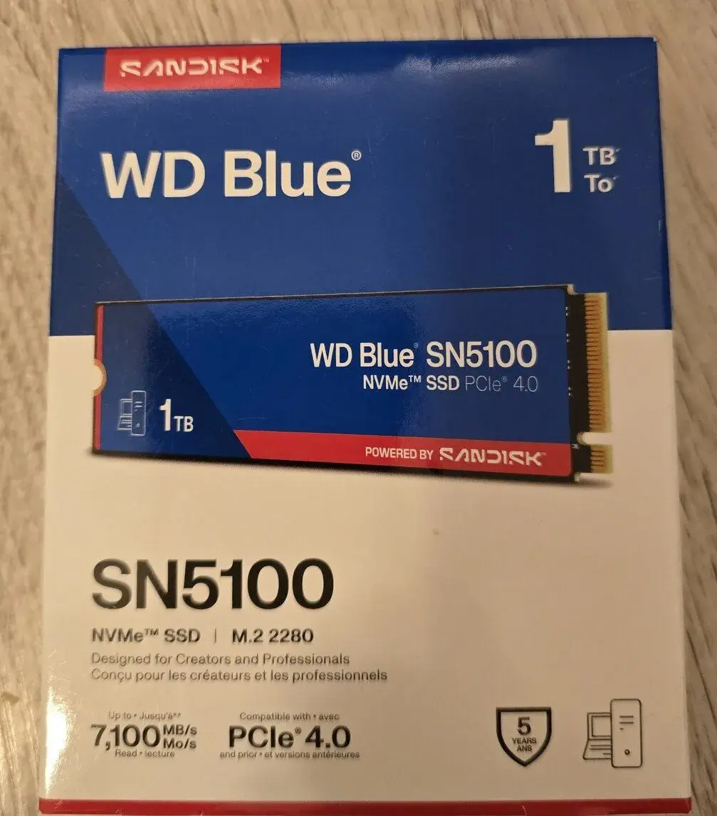 NOVÝ WD Blue SN5100 1TB, WDS100T5B0E