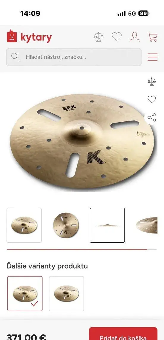 ZILDJIAN K efx 16”