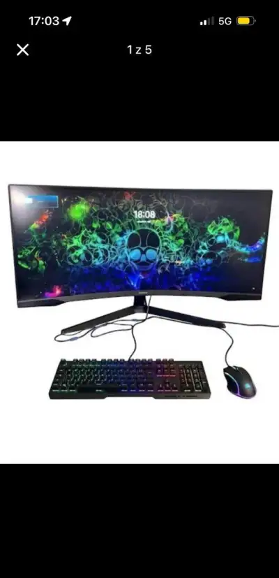 Pc zostavu hernú komplet