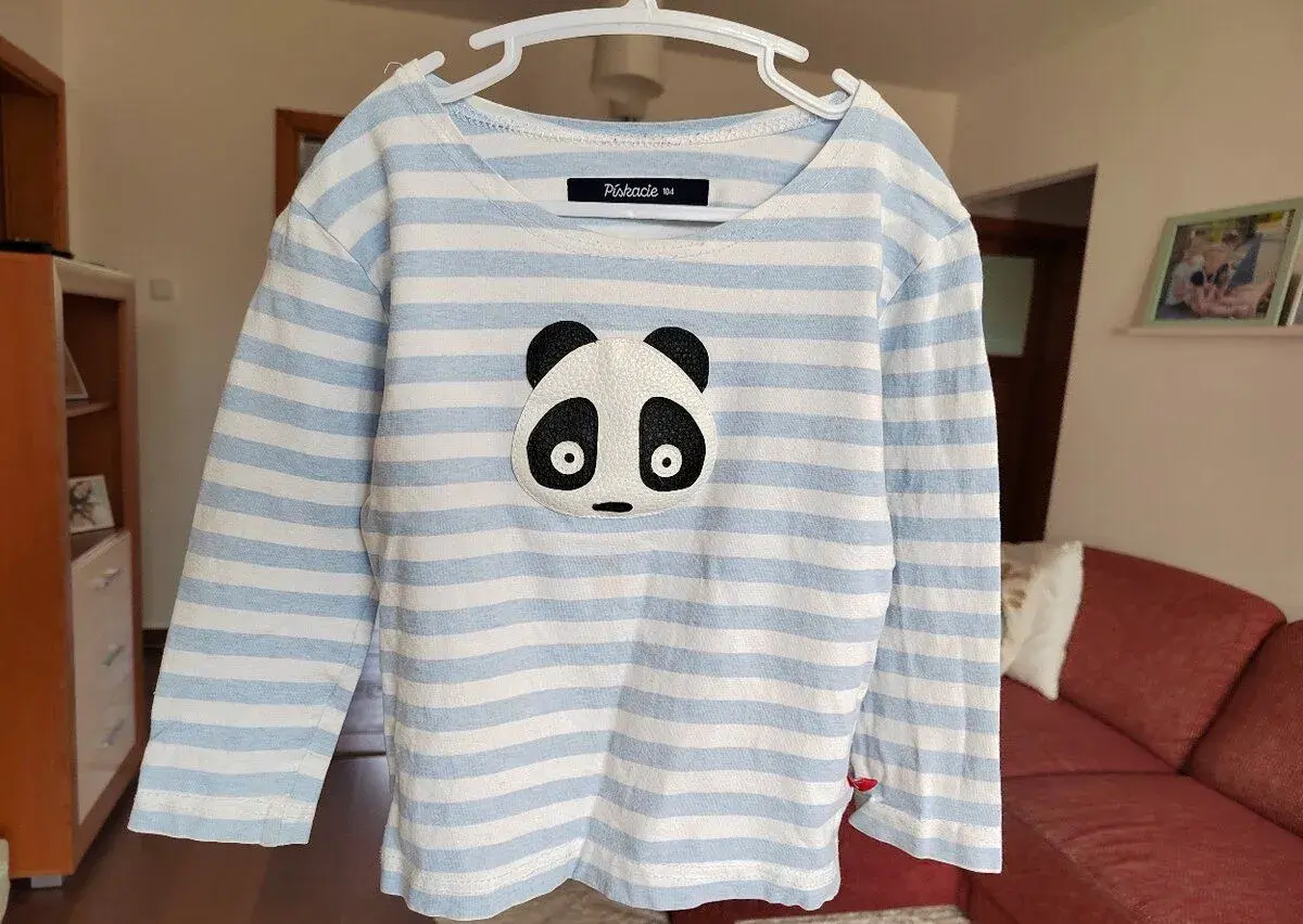 Tričko PÍSKACIE - panda v.104