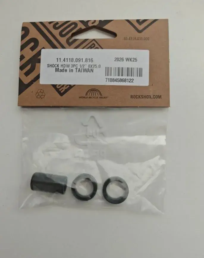 RockShox vložky / čapy pre tlmiče 8 x 25mm