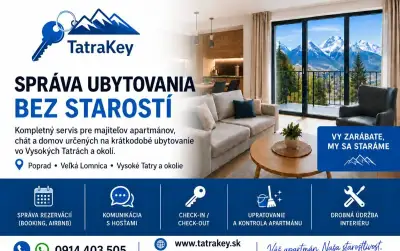 Správa apartmánov, chát a domov – Tatry a okolie | TatraKey