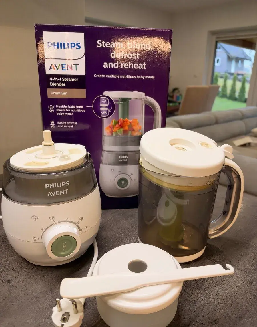 Philips avent 4 v 1 premium parný varič steamer blender