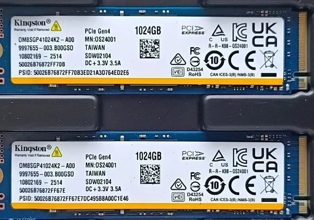 1TB Kingston NVMe PCIe 4.0 Industrial