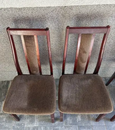 4x Drevené stoličky