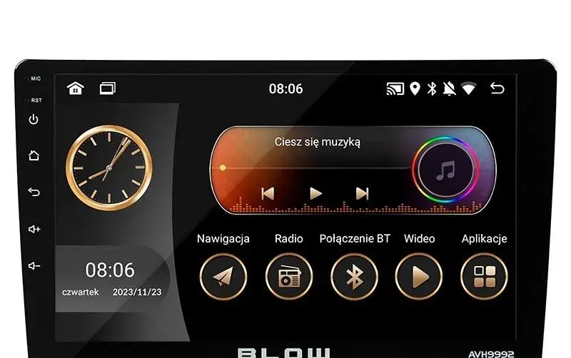 Autorádio na USB a ANDROID 13, BLOW AVH-9992 2DIN