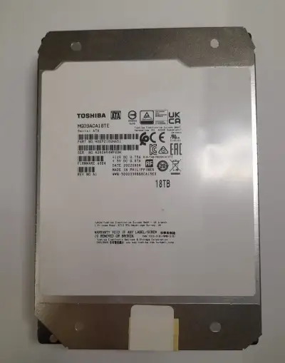 Toshiba MG09 18TB enterprise (MG09ACA18TE) – SMART OK, 3 ks