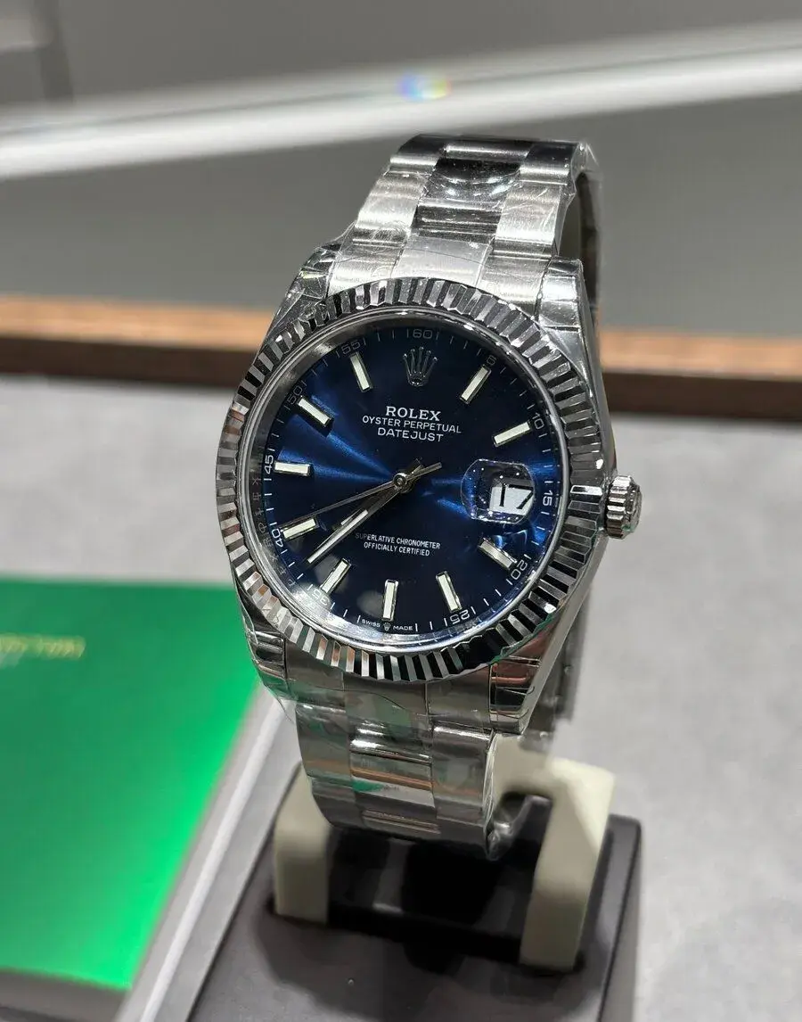 SUPERCLONE Rolex Datejust, Nové, 40mm, Modré