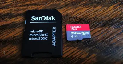 SanDisk Ultra microSDXC 256GB 100MB/s + adaptér