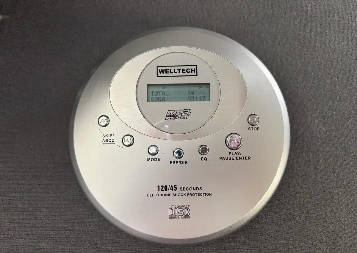 Prenosný CD/MP3 prehrávač WELLTECH 40849 (TCDPMP79)