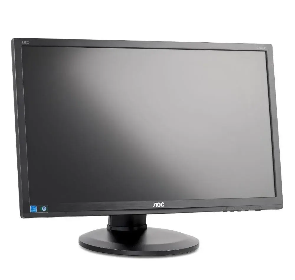 24" Full HD monitor AOC E2460PHU – 100% stav,kabeláž