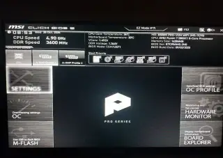 Ryzen 7 5800xt,MSI B550 M PRO wifi, 16Gb DDr4 3600 17 CL