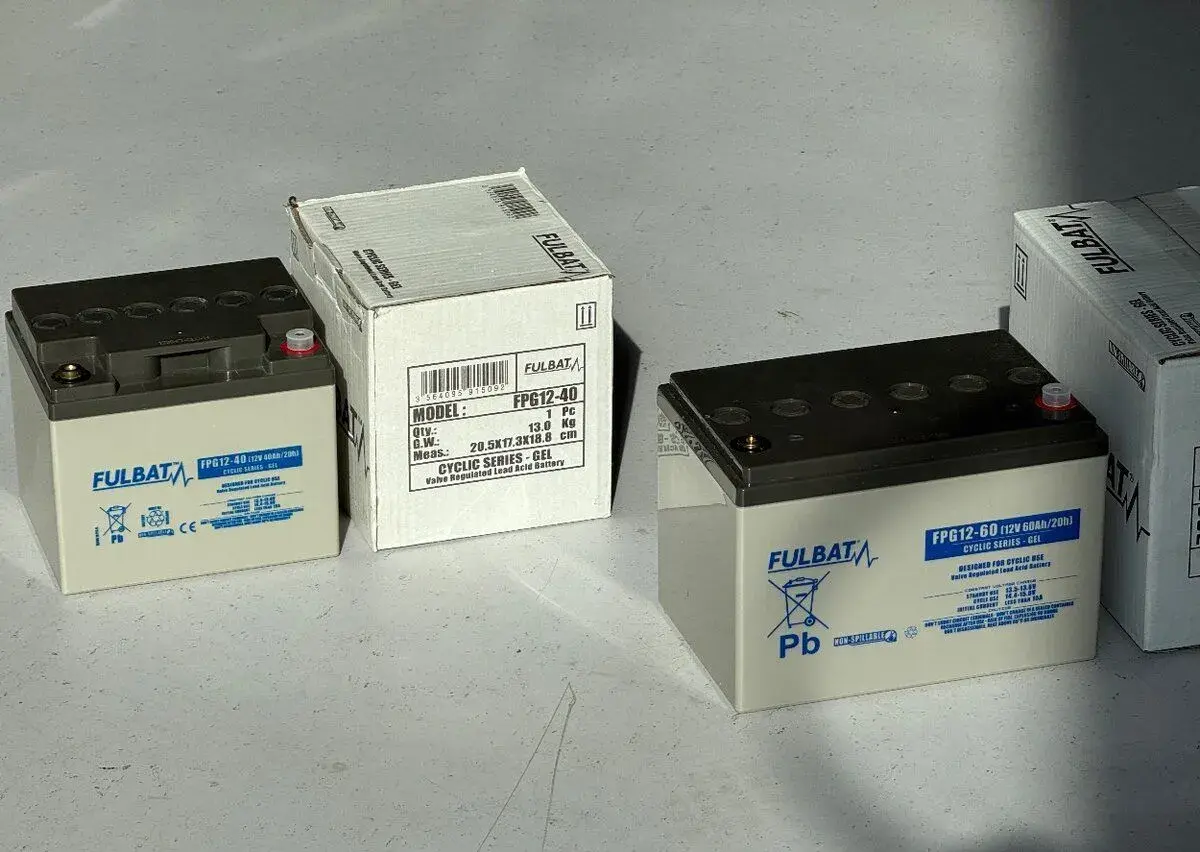 12V GEL kvalitne trakcne baterie 40Ah a 60Ah
