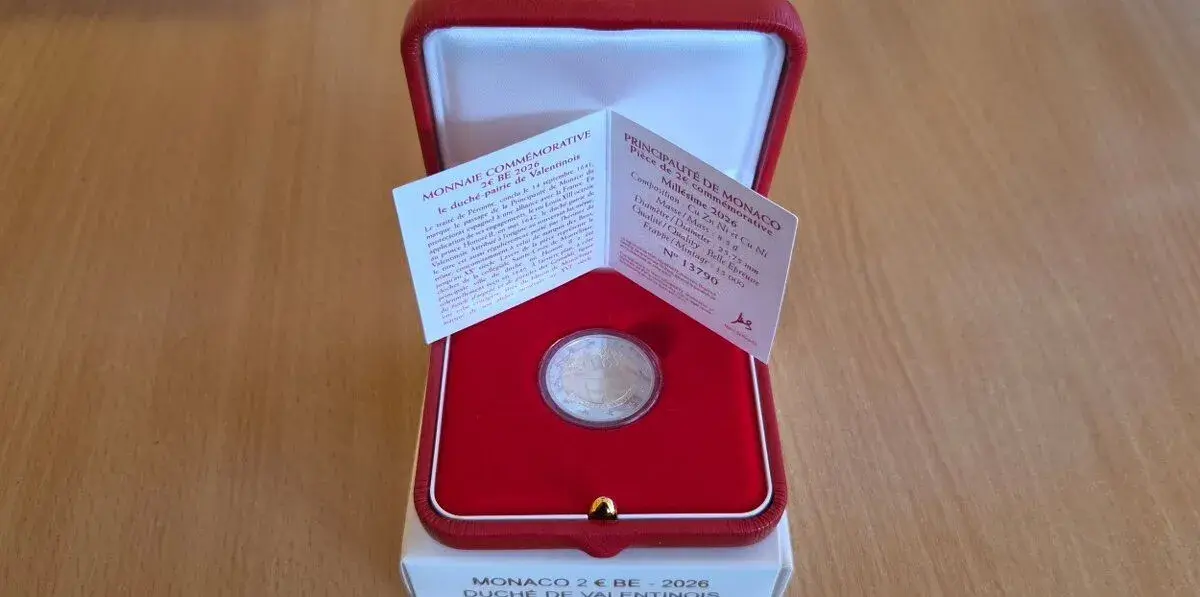 2 euro Monako proof