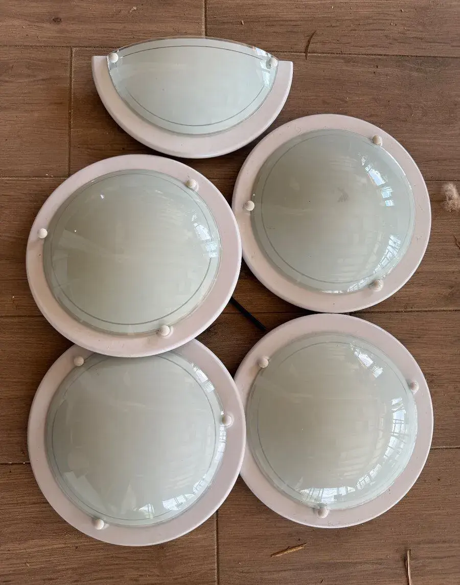 5× interiérové svietidlo Top Light – matné sklo