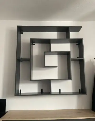 Polica MAZE antracit