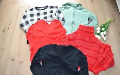 Balík svetríkov 5ks/10e, veľkosť XS/S