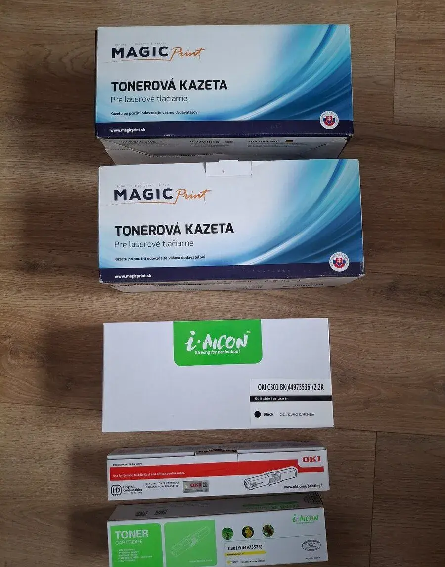 Tonery do laserovej tlačiarne OKI