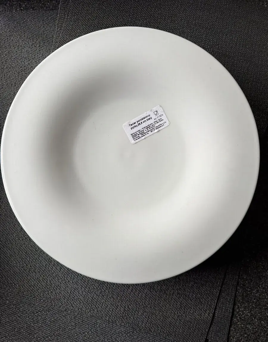 Tanier porcelánový plytky 26,5 cm