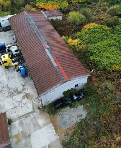 Priemyselná hala v priemyselnej zóne pri Rožňave