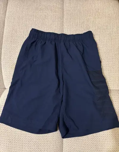Modré tenisové šortky Puma s vreckami – M