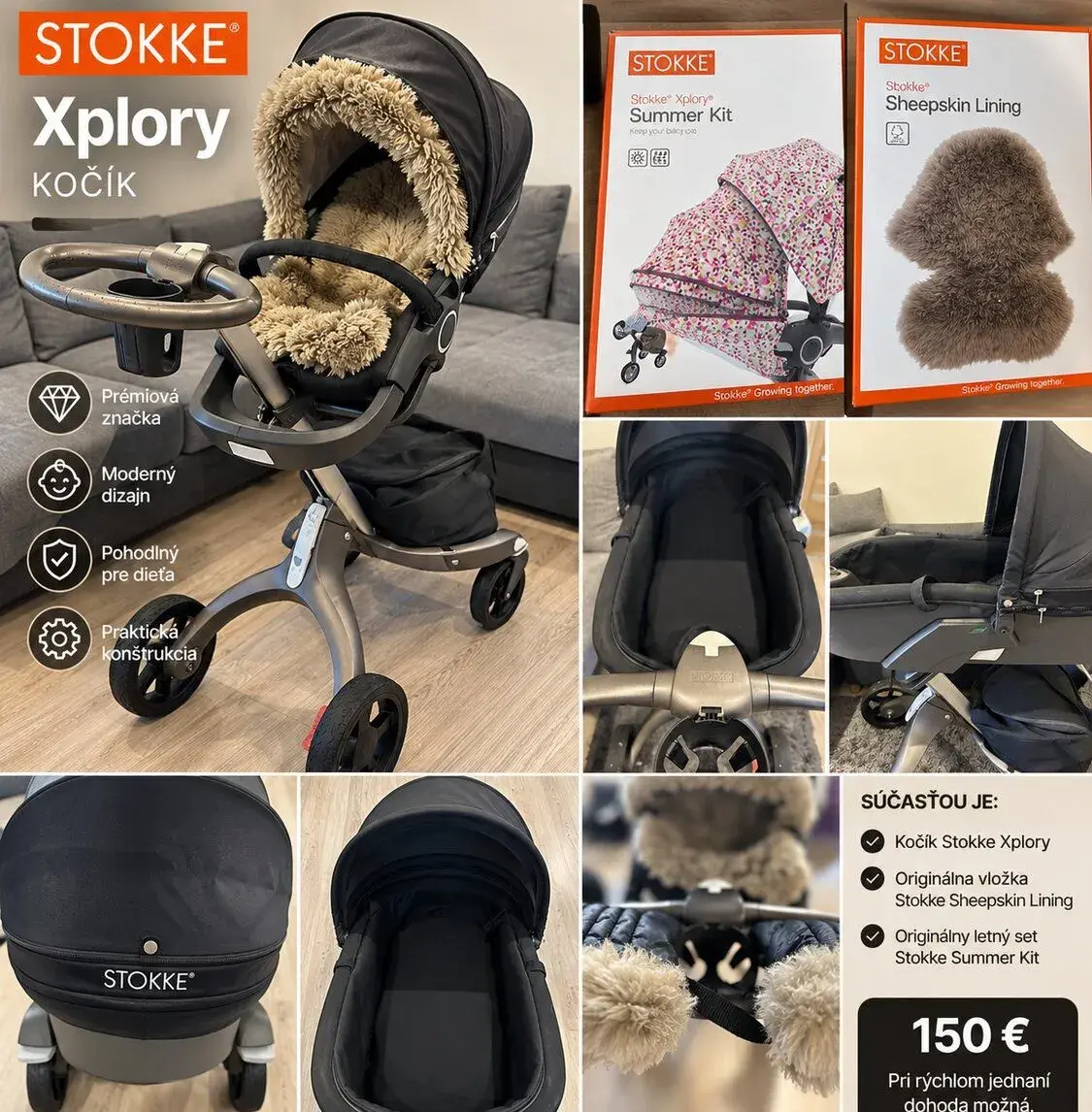 Detsky kočík Stokke