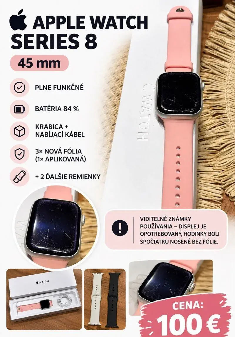 Apple Watch series 8, 45 mm