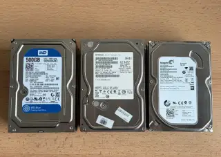 Rôzne 3,5" SATA HDD / pevné disky s kapacitou 500GB