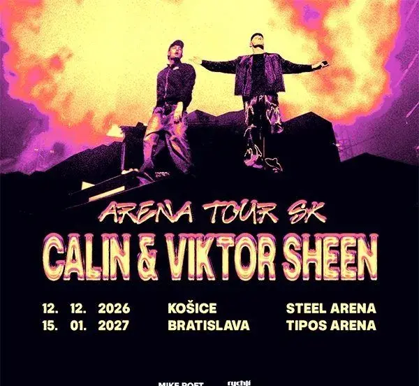 Calin a Viktor Sheen Tipos Arena Bratislava