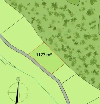 Na predaj pozemok Nemšová - Ľuborča, 1127 m2