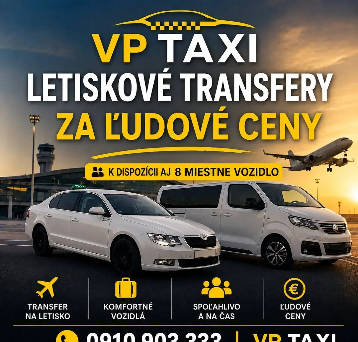 Letiskové transfery Stredné Slovensko