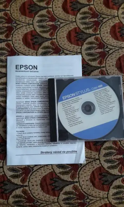 Inštalačné CD a manuál Epson Stylus Color 460